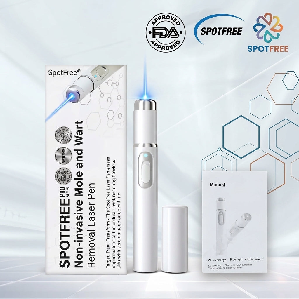 SpotFree™ Non-Invasive Mole & Wart Removal Laser Pen (Instant Home Care)